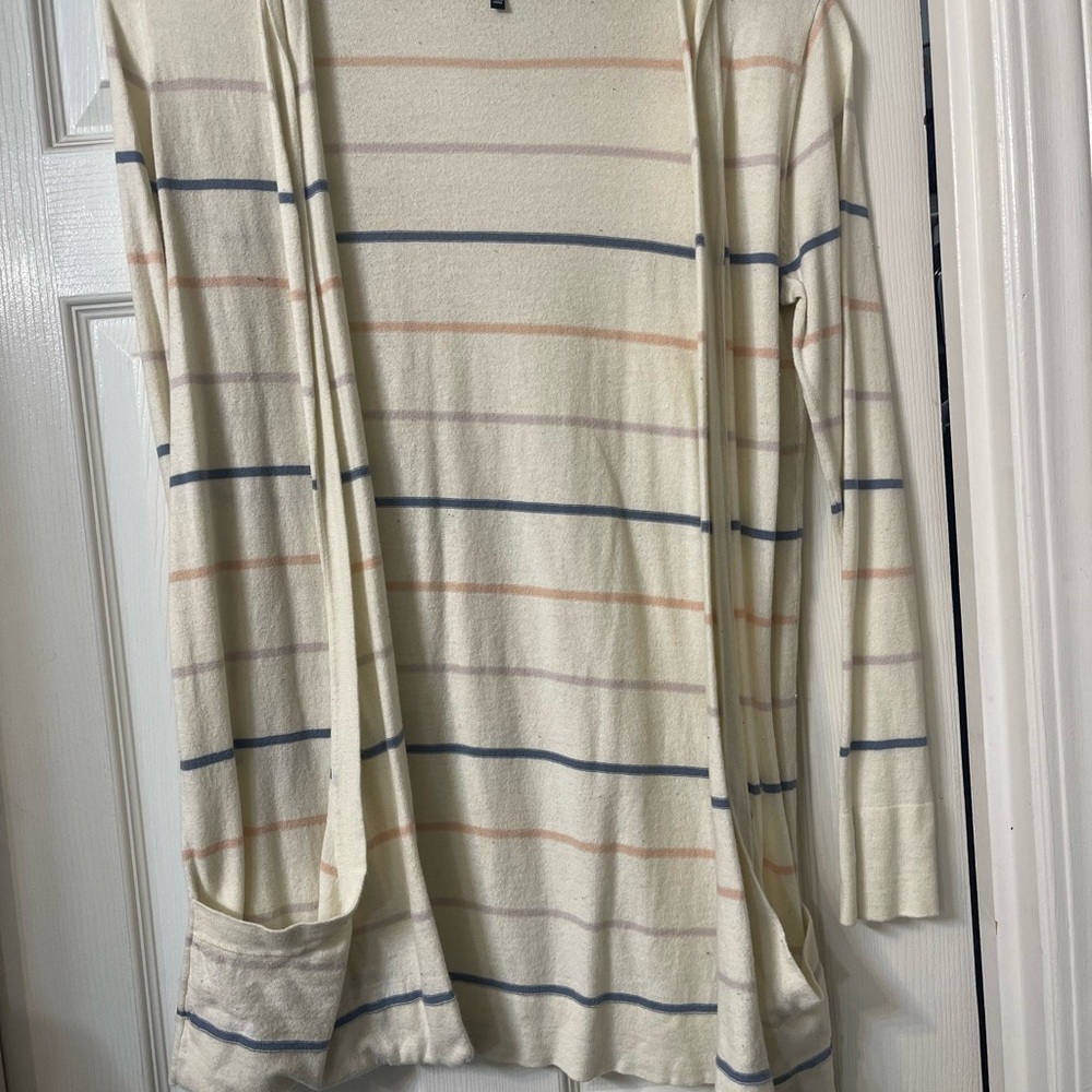 O'Neill Cream Striped Cardigan